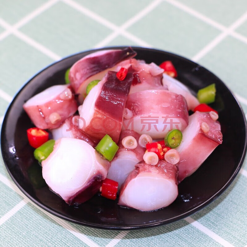 八爪鱼1000g 章鱼烧烤火锅食材海鲜水产大章鱼足新鲜章鱼足粒健康轻食