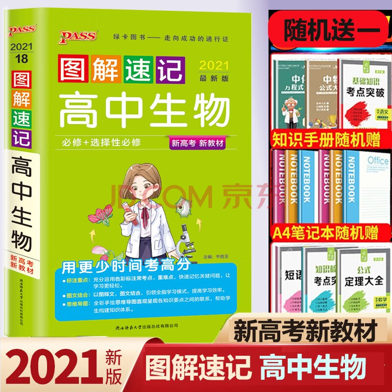 2021新版图解速记高中生物 必修 选择性必修通用版新教材新高考适用