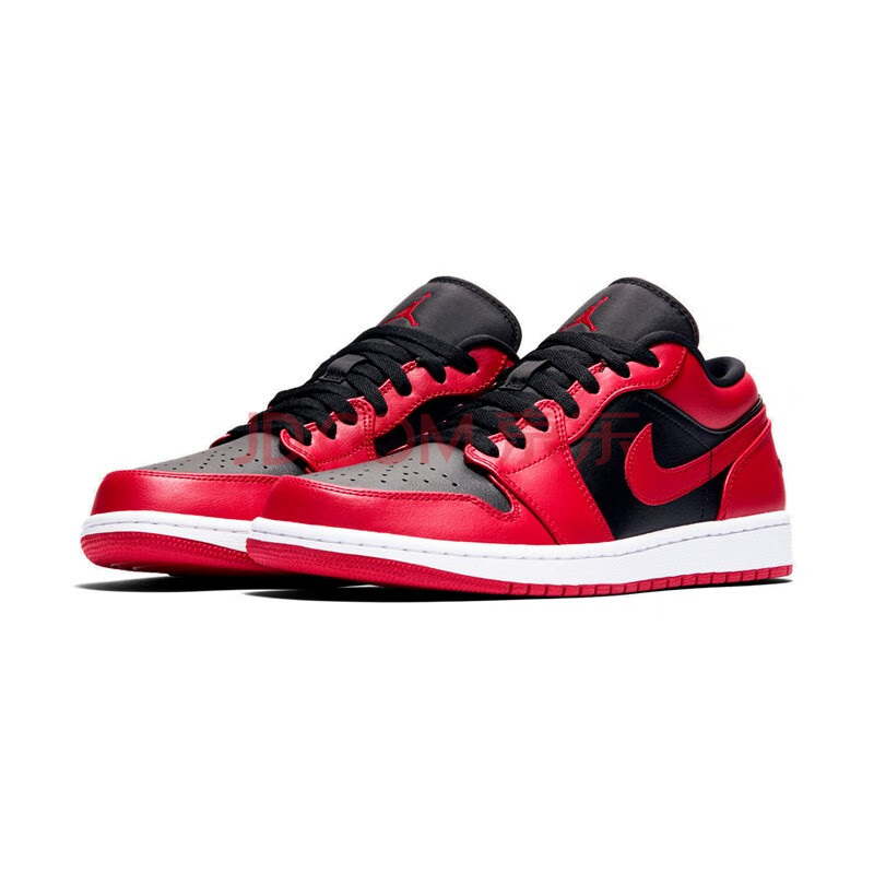 nike air jordan 1 low aj1 低帮 黑红脚趾 板鞋 男鞋553558-123