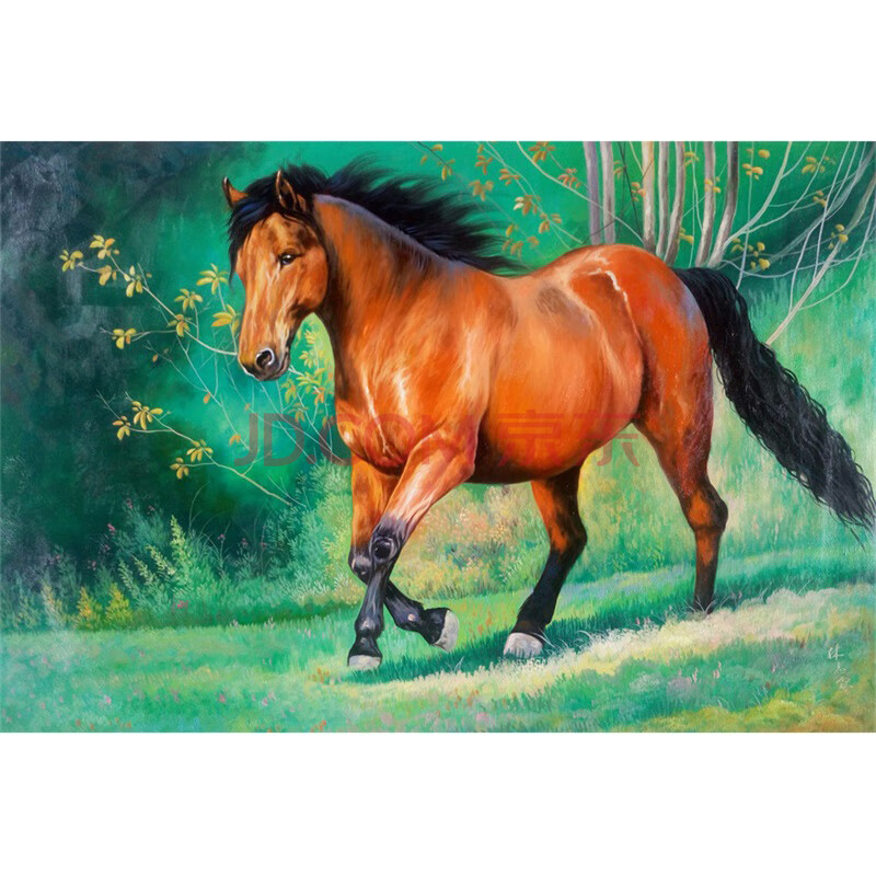 林志霖 《马到成功》 布面油画