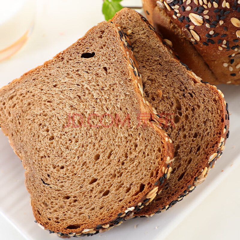 黑列巴俄罗斯大面包粗粮吐司低糖卡脂碳水热量健身代餐饱腹 亚麻籽黑