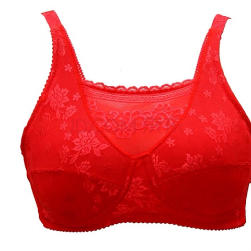 式透气无钢圈义乳文胸 术后硅胶假乳房假胸义乳专用文胸胸罩 肤色 75a