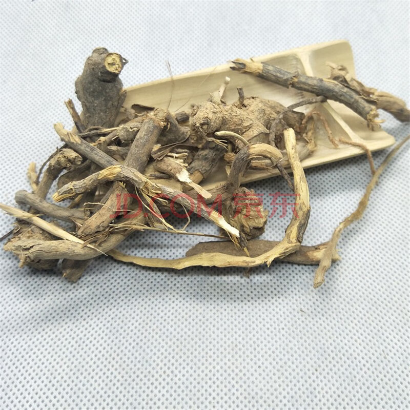 药声录 羊耳菊根 中药材山白芷 乌脚鸡 羊耳菊 白面风根 500克