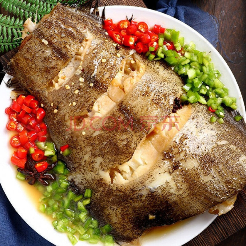 悦芳华旗舰店 格陵兰新鲜鲽鱼身身深海鱼鸦片鱼身去头去尾去脏海鲜