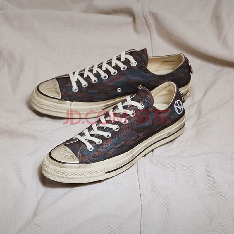 converse匡威男女鞋 undercover chuck 70s联名款迷彩做旧休闲鞋