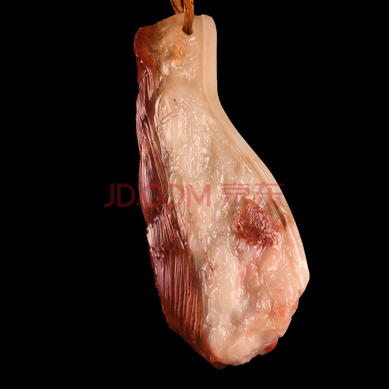 《五花肉寿山石摆件》寿山石取巧全手工精雕