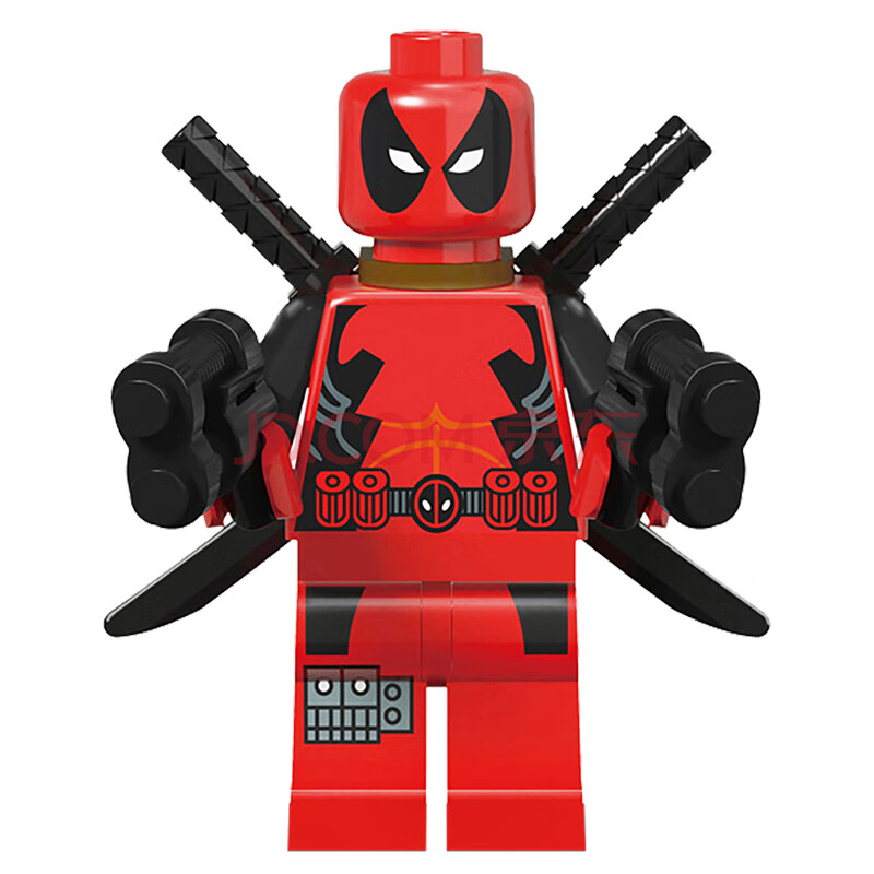 乐高漫威英雄死侍2x战警丧钟红坦克积木人仔拼装男孩玩具 死侍经典款
