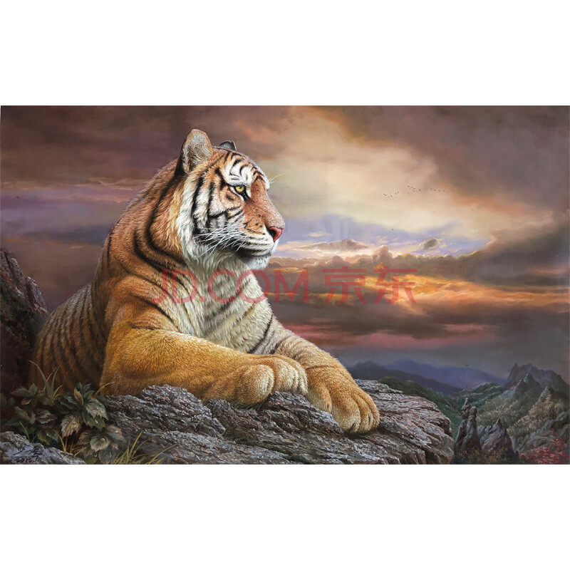 徐延春 《俯瞰天下》 布面油画 原创保真