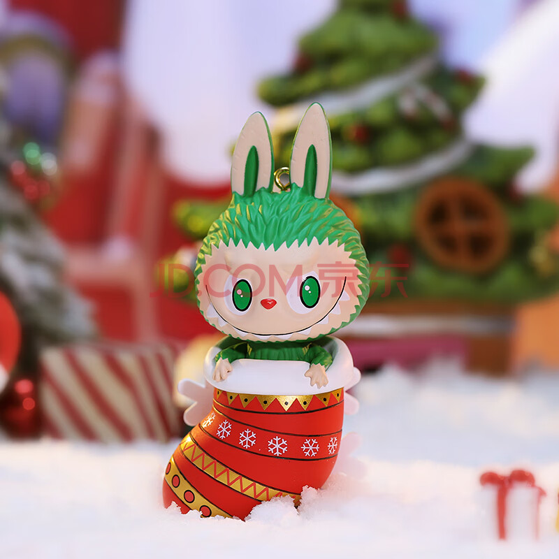 popmart泡泡玛特 labubu圣诞盲盒手办公仔潮玩玩具桌面摆件生日礼物