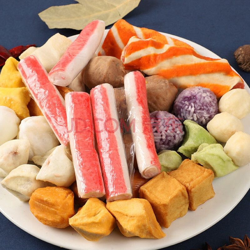 火锅食材全套配菜混搭关东煮麻辣烫牛肉丸子各种火锅丸子组合批发 4斤