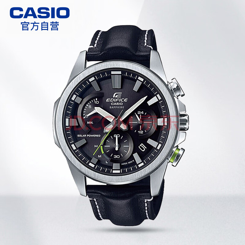 卡西欧（CASIO）手表 EDIFICE系列时尚商务太阳能动力人造蓝宝石玻璃多功能男表 EFB-640SBL-1A,卡西欧（CASIO）手表 EDIFICE系列时尚商务太阳能动力人造蓝宝石玻璃多功能男表 EFB-640SBL-1A,第1张