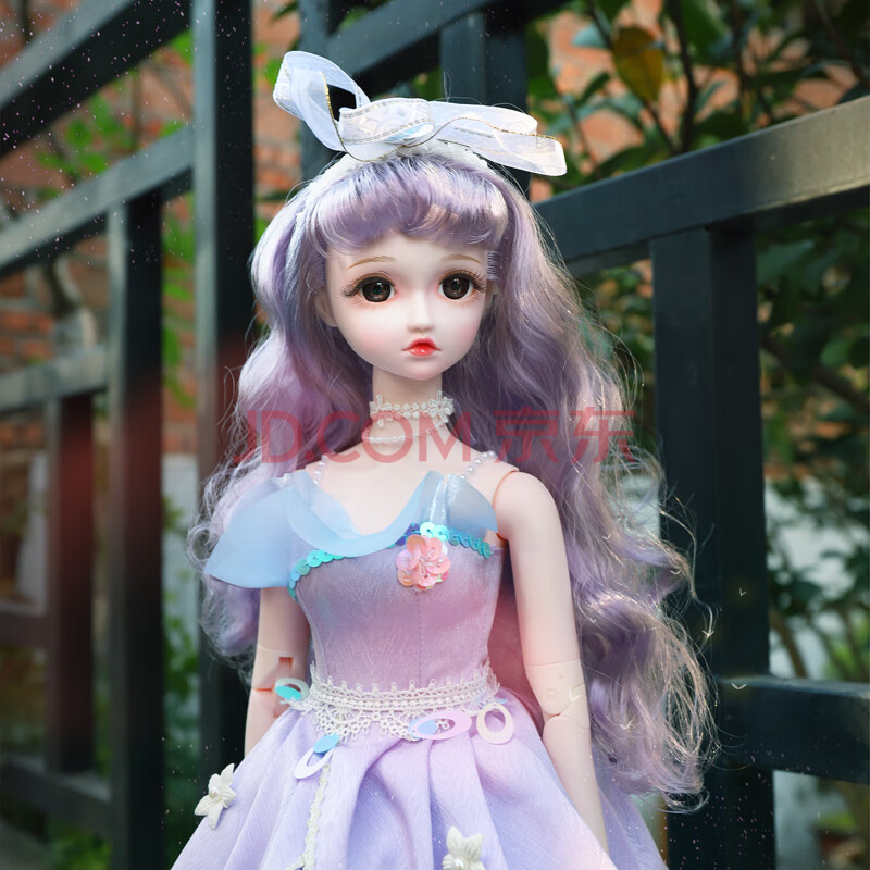 60厘米bjd娃娃公主玩具女孩大号洋娃娃仿真sd关节女娃儿童女生礼物 伊
