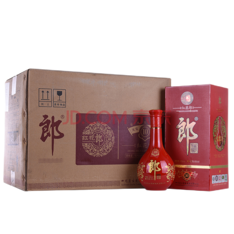 茗茶好酒 名酒 【一口價】郎酒(紅花郎天寶洞藏10年)11年或12年 53度