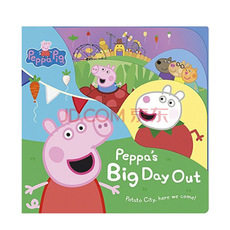 peppapig英文版繪本小豬佩奇peppasbigdayout粉紅豬小妹重要的日子