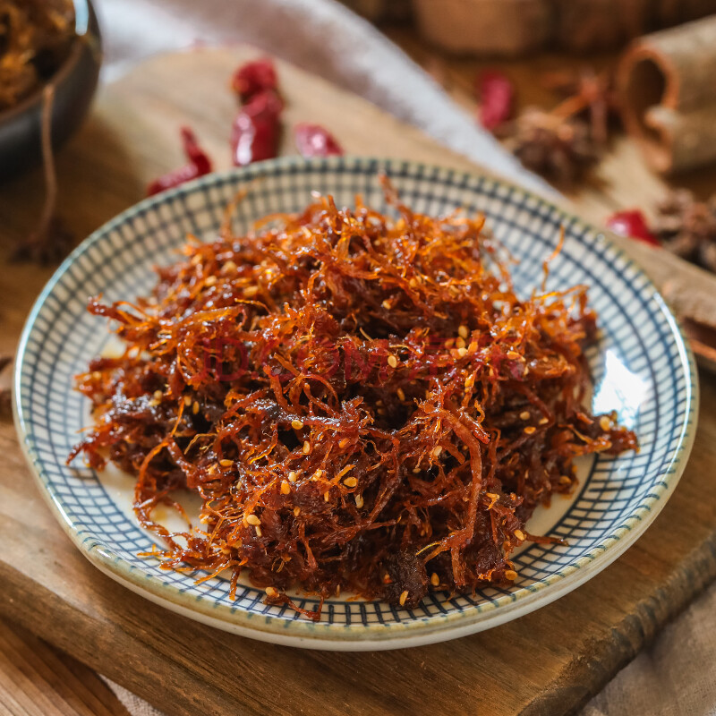 牛肉丝 麻辣五香手撕肉干 熟食四川特产零食120g 五香味(内含3小包)