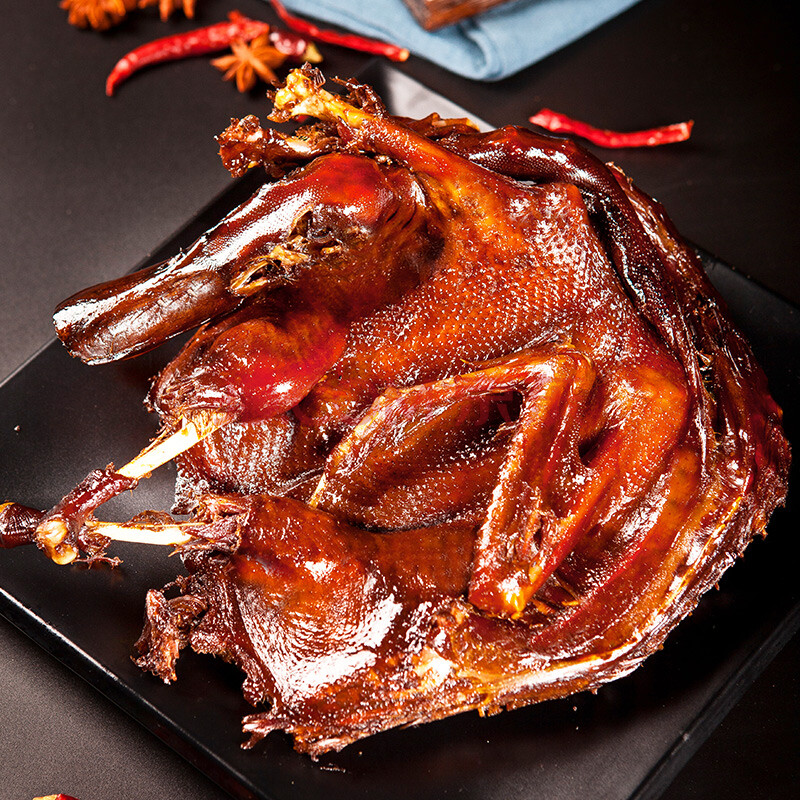 酱板鸭湖南常德正宗特产香辣特辣风干手撕鸭肉零食老鸭300g 加辣