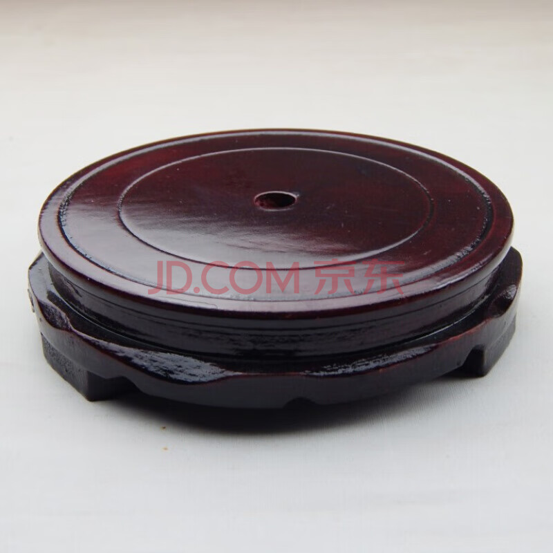 底座托架实木花盆底座木圆形托盘花瓶酒坛鱼缸奇石头底托盘木花架 12