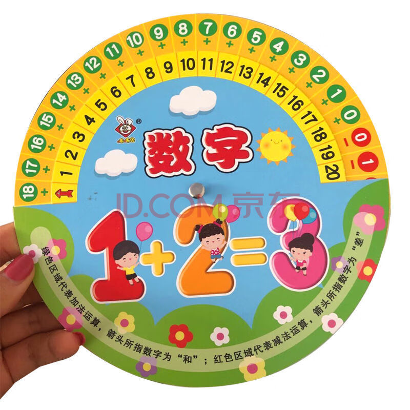 一年级汉语拼音神器转盘学幼儿园steam玩具教具 【一个装】加减法转盘