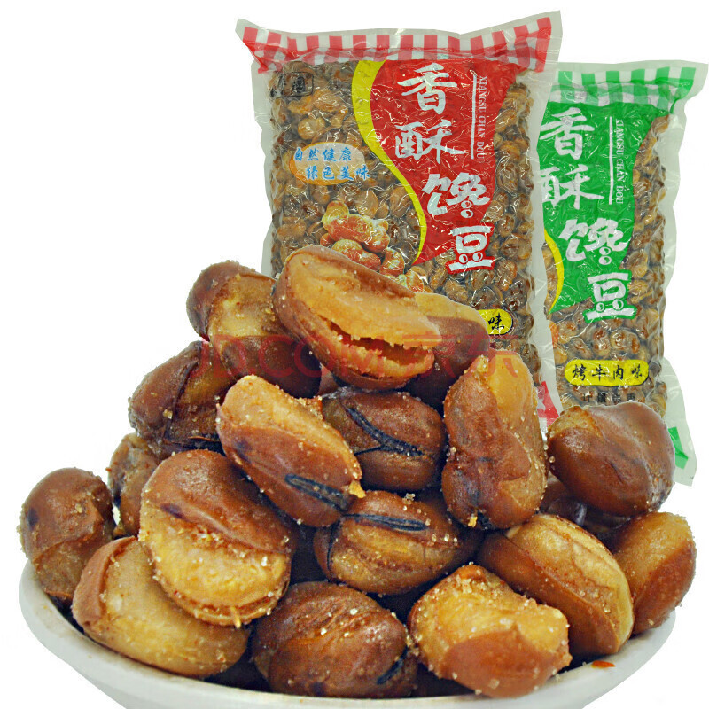 抖音同款酥香园蚕豆兰花豆零食下酒菜香酥馋豆炒货牛肉味4斤散装小包5