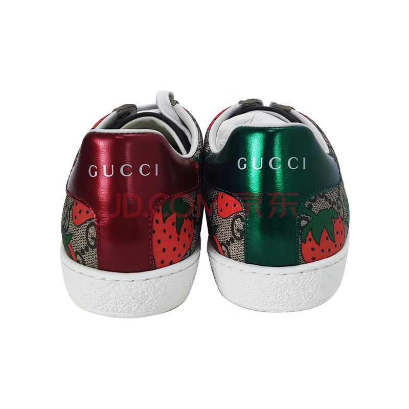标的78 gucci ace系列女士草莓印花运动鞋 36码