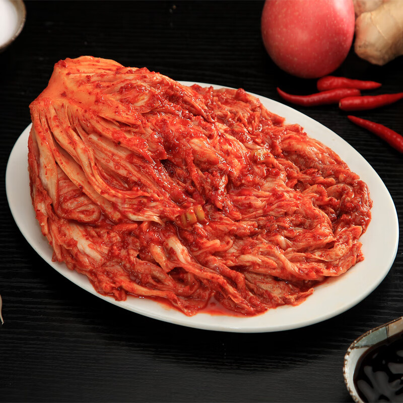 泡菜5斤韩式手工腌制酸辣甜辣白菜 3斤