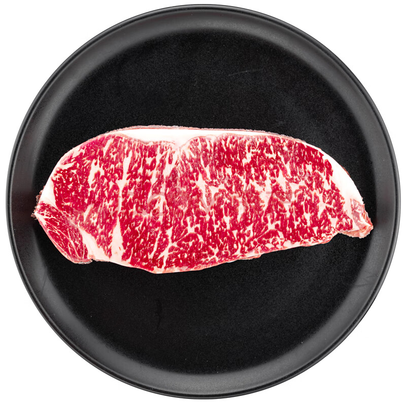 和牛m6-7西冷牛排原切3块共600g新鲜雪花牛扒