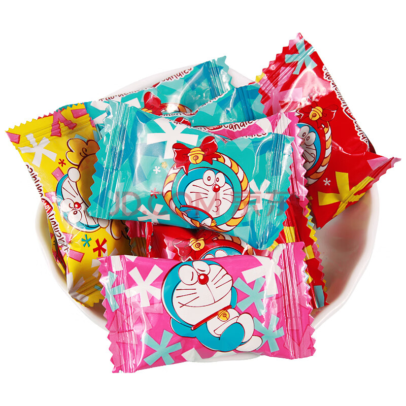 大润谷哆啦a梦水果软糖 500g什锦味qq糖结婚喜糖糖果休闲零食 【软糖