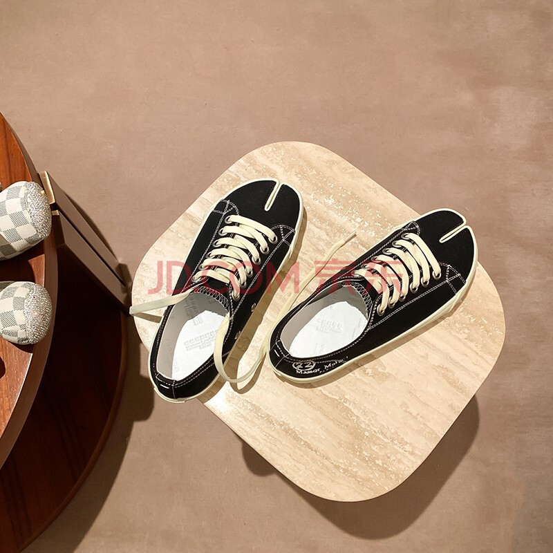 【新品】劲阁分趾鞋女2021年新款一脚蹬猪蹄马蹄分脚趾分指猪脚帆布鞋