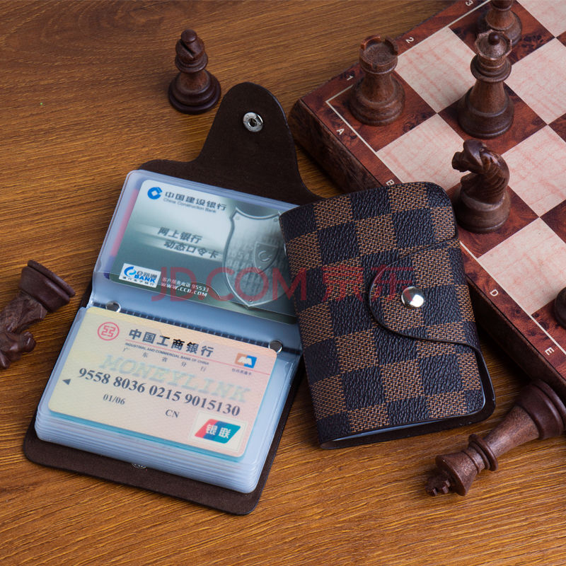 【精选】防消磁卡包银行卡套多卡位男士卡包小巧女式证件包卡片包卡夹