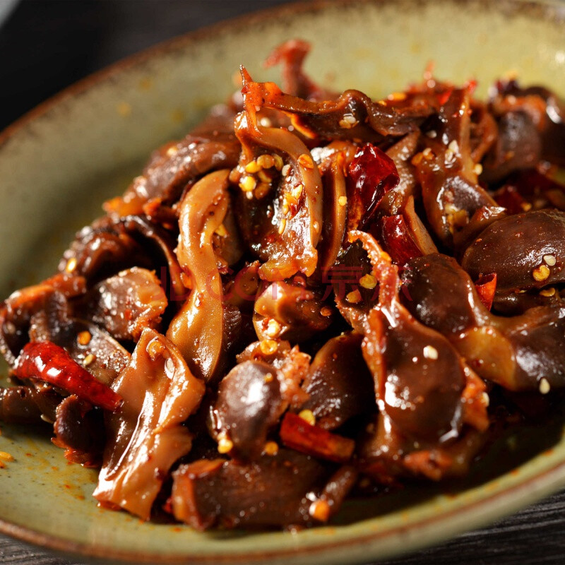 香辣鸭肫批发香辣甜辣酱香鸭肫熟食鸭胗鸭肚休闲肉类零食 500克麻辣味
