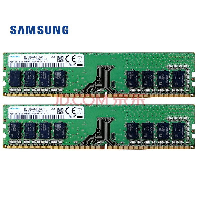 三星samsung 台式机内存 (8g×2) ddr4 2666频率 内存条