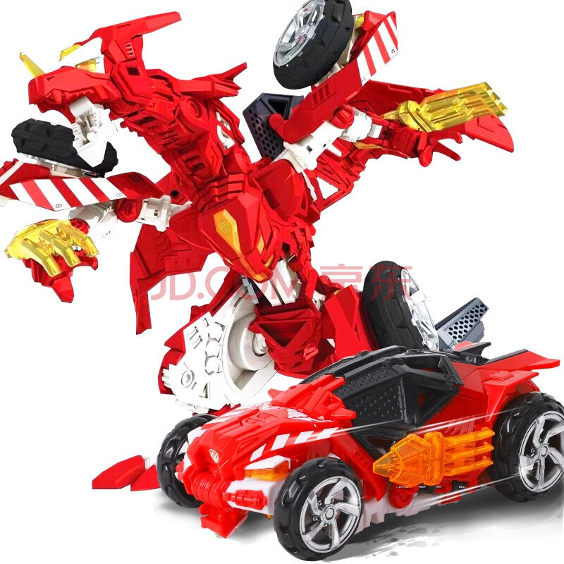汽车儿童变形机器人玩具小男孩小女孩金刚变形精英 精英版 救援飞龙