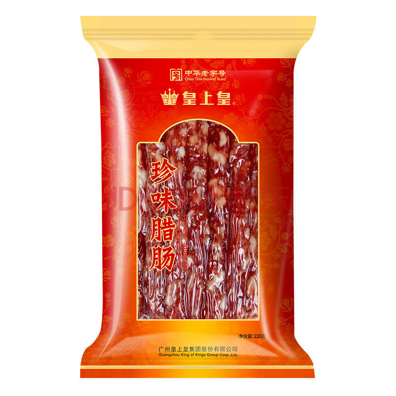 【】皇上皇珍味腊肠220g 正宗广式腊肠5分瘦年货团购 220g