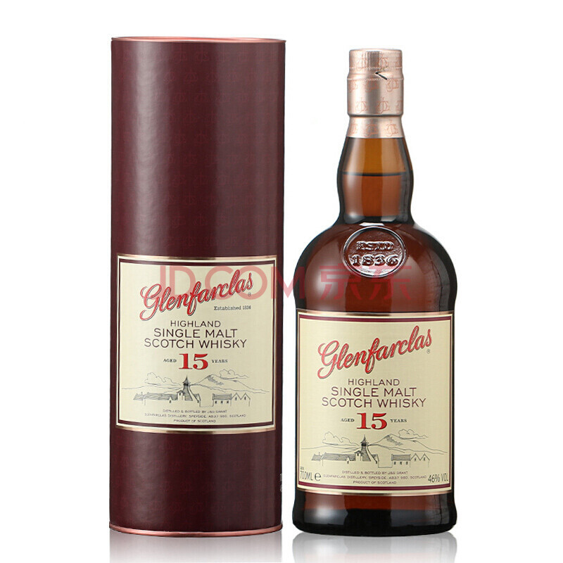 格兰花格 glenfarclas 格兰发可拉 高地单一麦芽威士忌洋酒 格兰花格