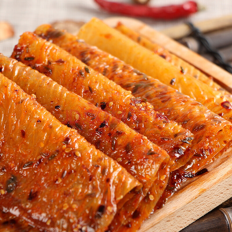 80后老式大辣片230g/袋儿时怀旧辣豆皮麻辣零食老式8090大辣片 大辣片