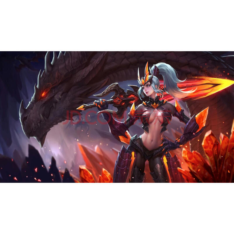 王者荣耀海报周边 李白小乔韩信超大墙纸装饰宿舍动漫游戏贴纸由子 花