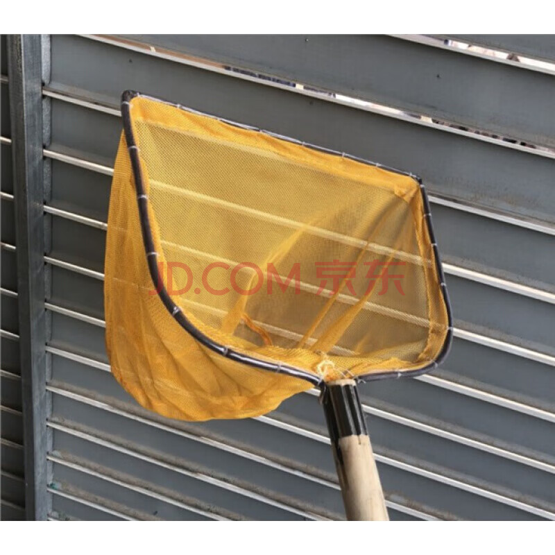 推虾网 手推 三角捞鱼网抓鸡专用网养殖场神器抄网捕螺丝河虾网兜 黄