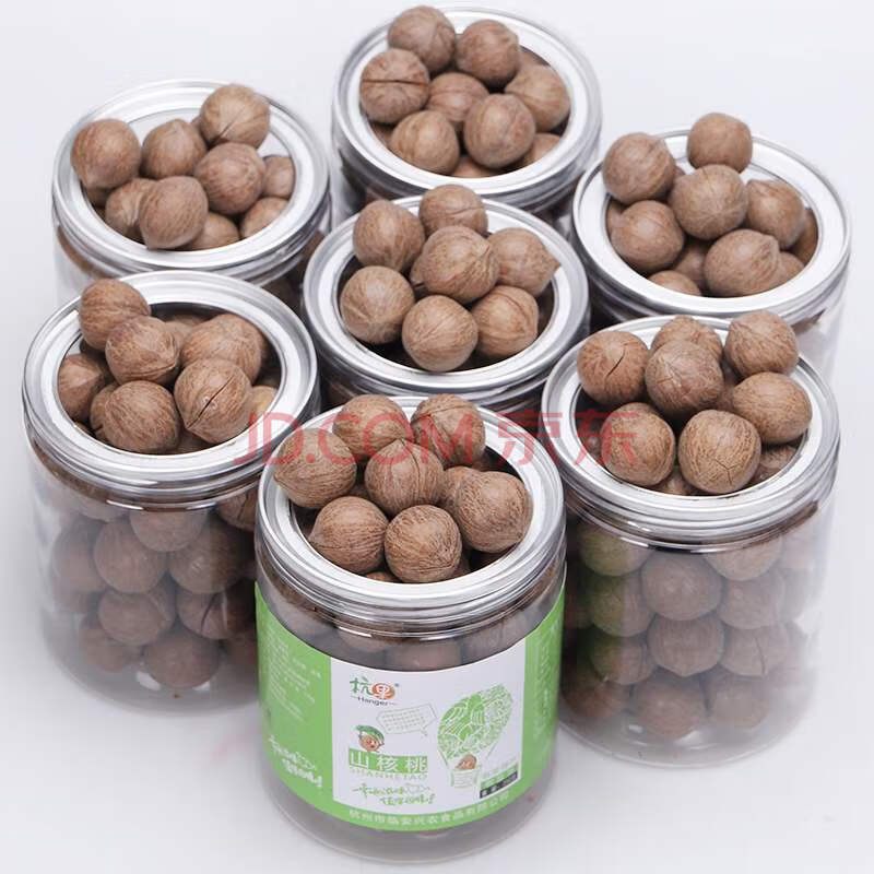 新货上市临安特大非手剥山核桃2罐装小核桃坚果仁零食 奶油口味