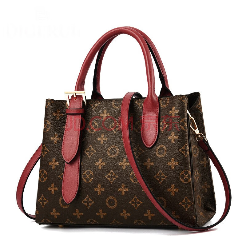 拉蒂奢品ratilux品牌手提包女大容量印花斜挎包时尚潮流中年妈妈包