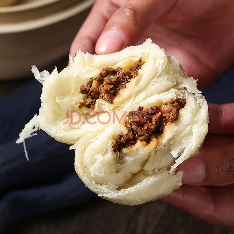 云南破酥包子香菇肉丁苏子千层包子营养早餐方便速食简餐包子 苏子破