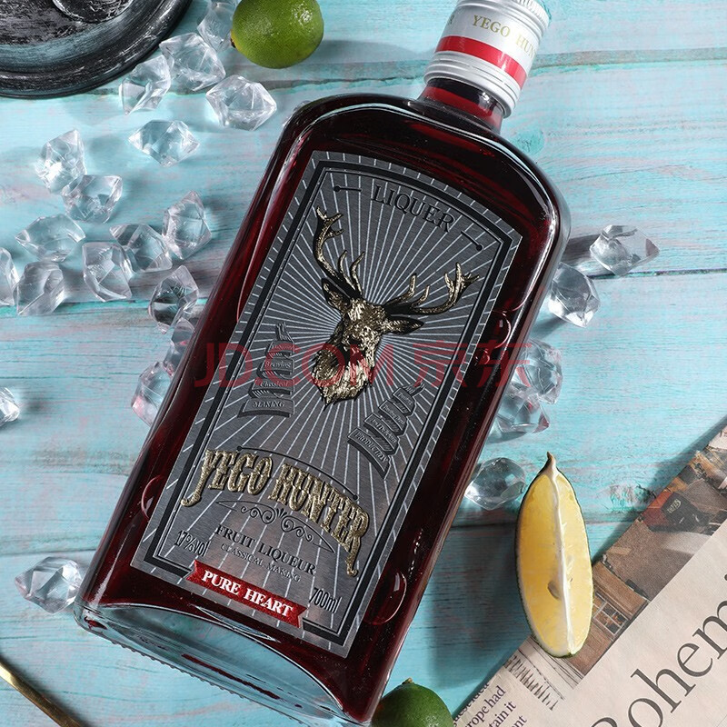 野格jagermeister 德国进口洋酒利口酒力娇酒哈古雷斯700ml 蔓越莓利