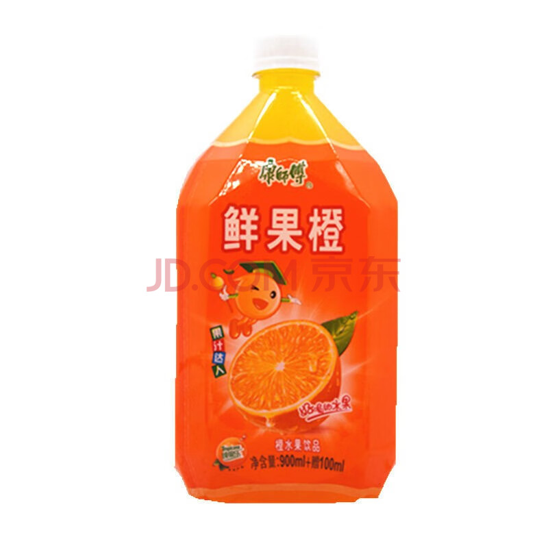 康师傅 鲜果橙汁味饮品水果味饮料 1l