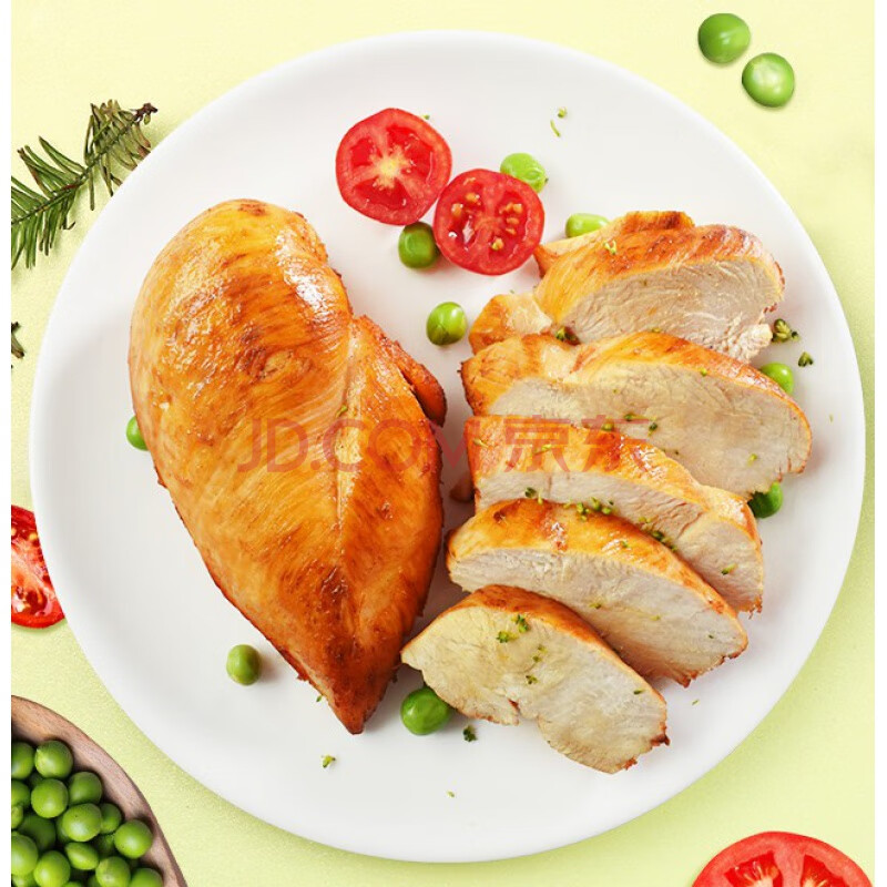 中粮万威客烟熏罗勒味鸡胸肉1千克健身代餐轻食脂无油即食餐饮轻