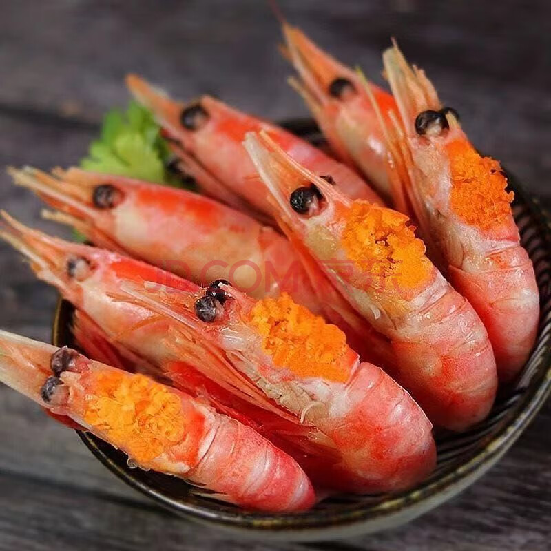 【顺丰空运/品质甜虾】北极虾 头籽 腹籽 新货北极熊 北极虾甜虾 熟冻