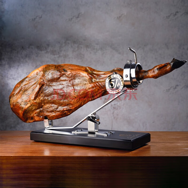 5j(cincojotas) 西班牙进口伊比利亚黑标火腿带骨整只后腿9-10kg 礼盒