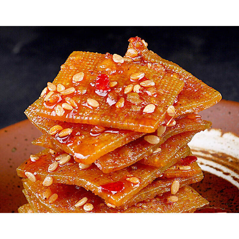 豆干辣条湖南特产豆皮平江豆干香干麻辣片香辣零食辣条小吃变态辣 香