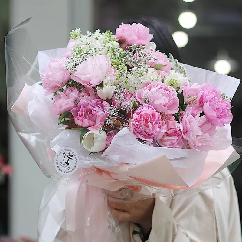 戀森 鮮花速遞芍藥鮮花花束送女友老婆閨蜜生日禮物全國同城配送花