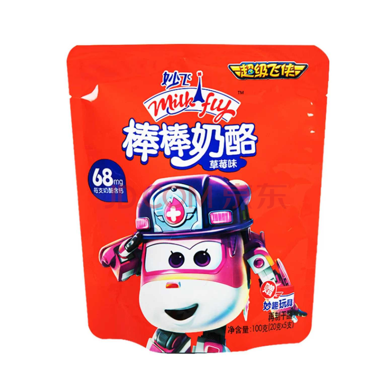妙飞棒棒奶酪草莓味100g