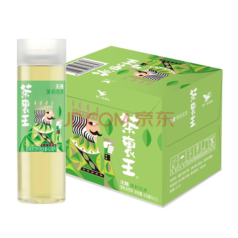 统一 茶里王 茉莉花茶420ml*12 整箱装