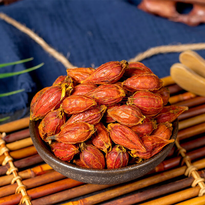 栀子中药黄栀子花粉盐焗干花茶泡水泡茶 栀子500g